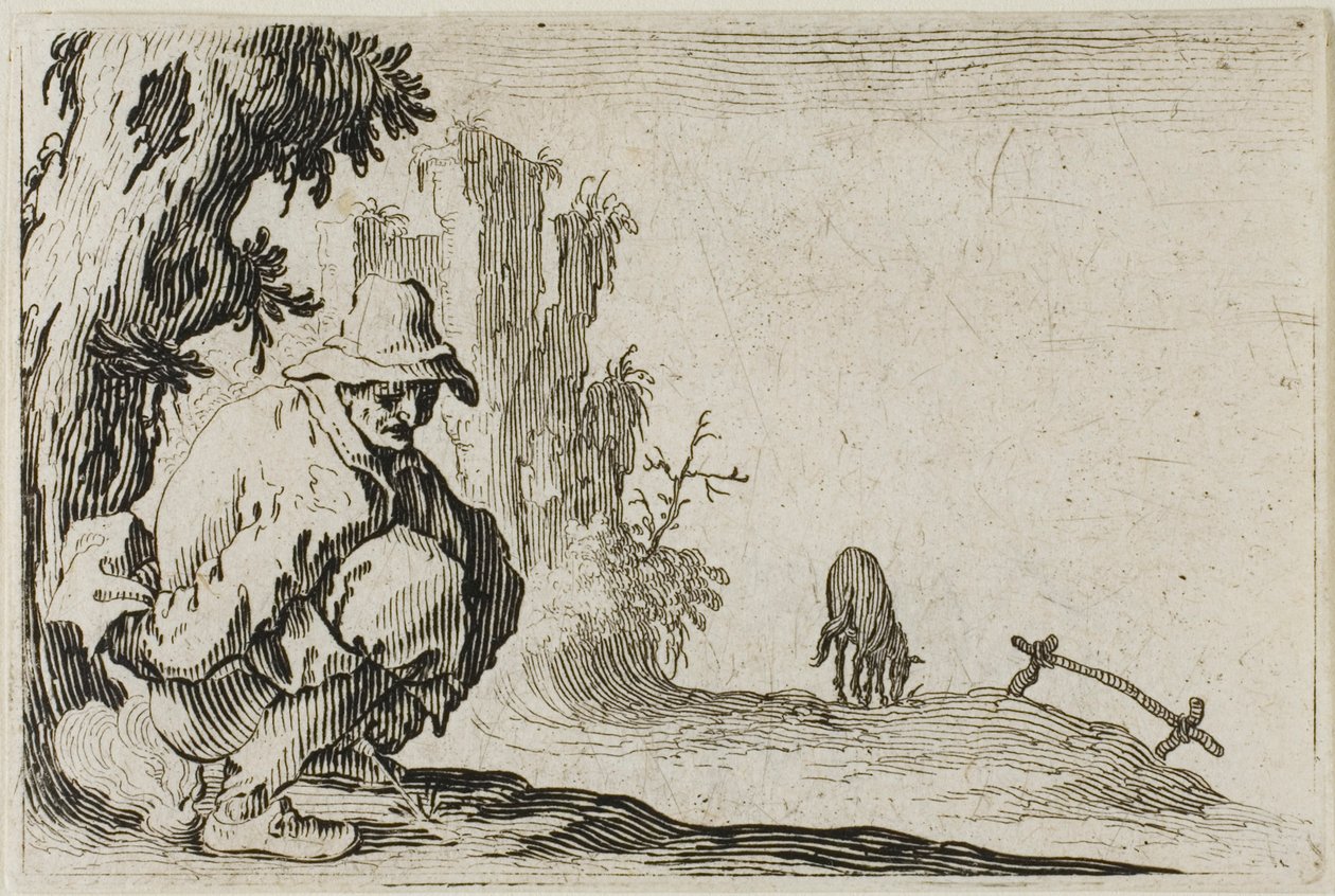 Bonden på hug, fra The Caprices af Jacques Callot
