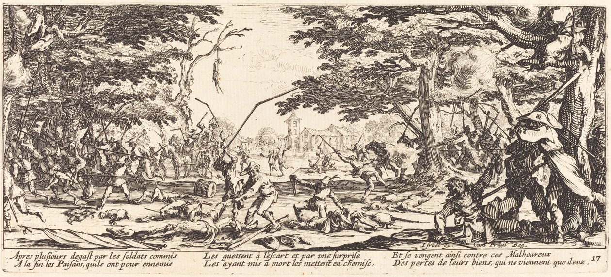 Bønderne hævner sig af Jacques Callot