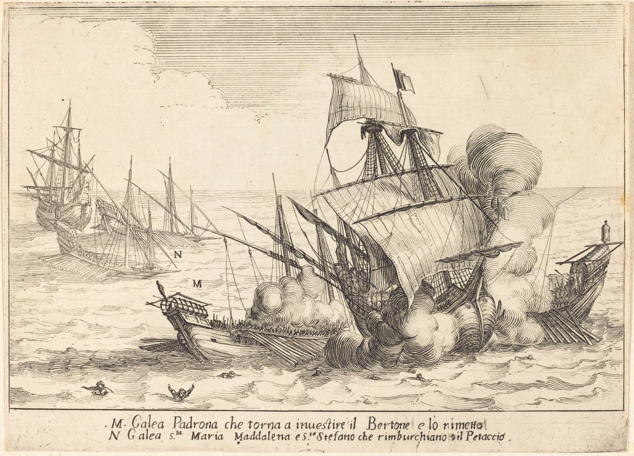 Prisen, 1617. af Jacques Callot