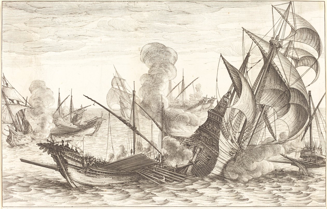 Det andet søslag af Jacques Callot