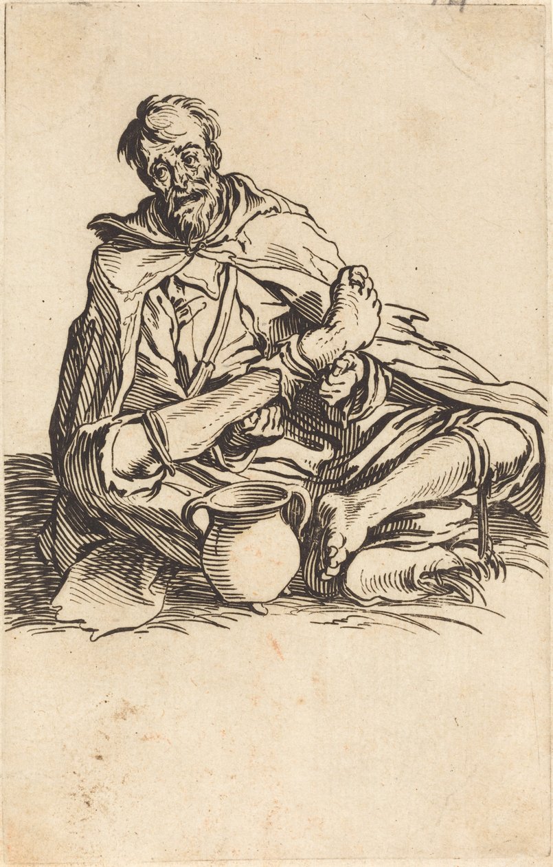 Den syge mand af Jacques Callot