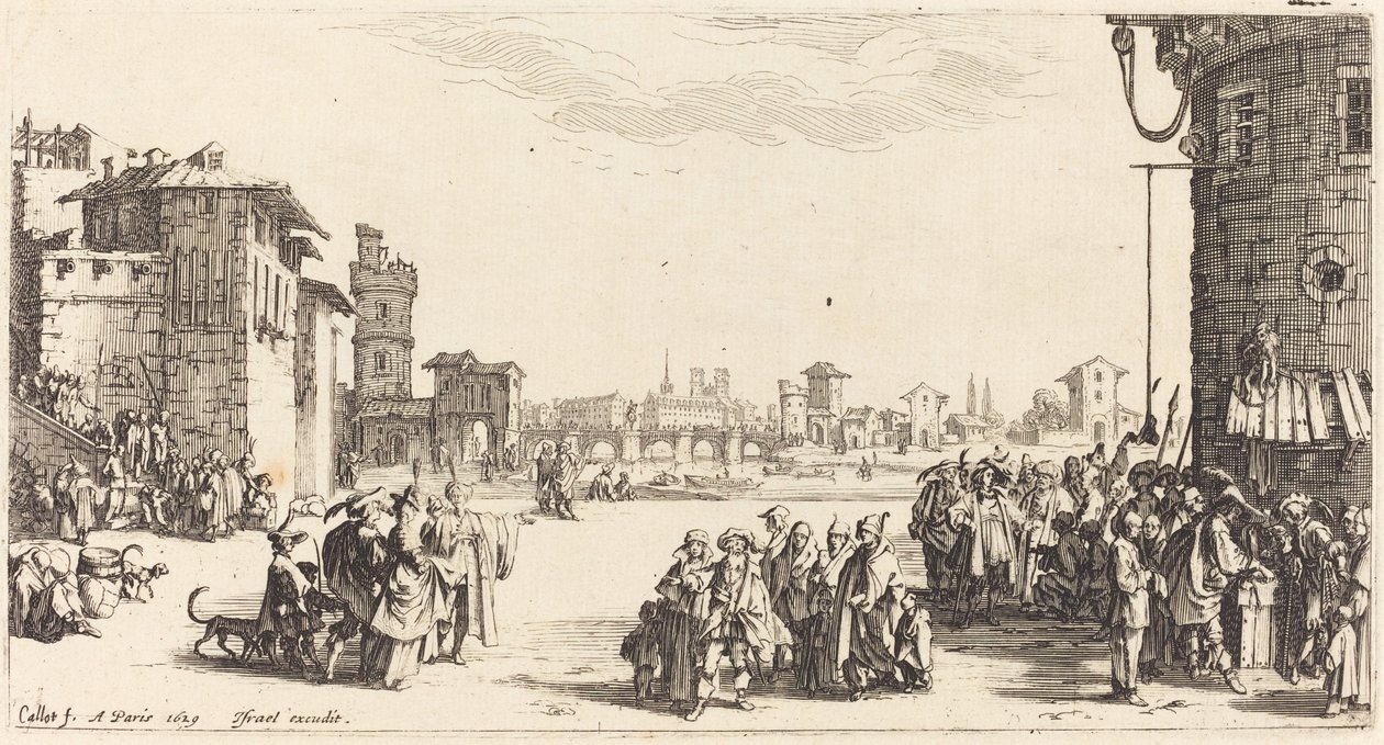 Slavemarkedet af Jacques Callot