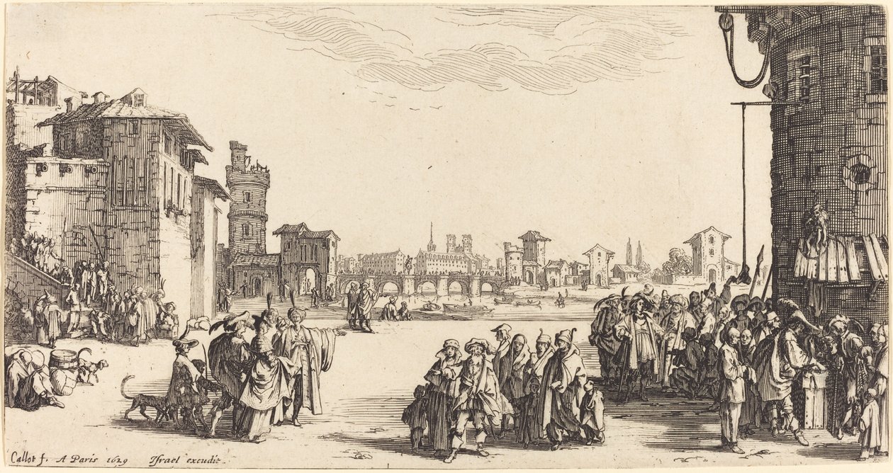 Slavemarkedet af Jacques Callot