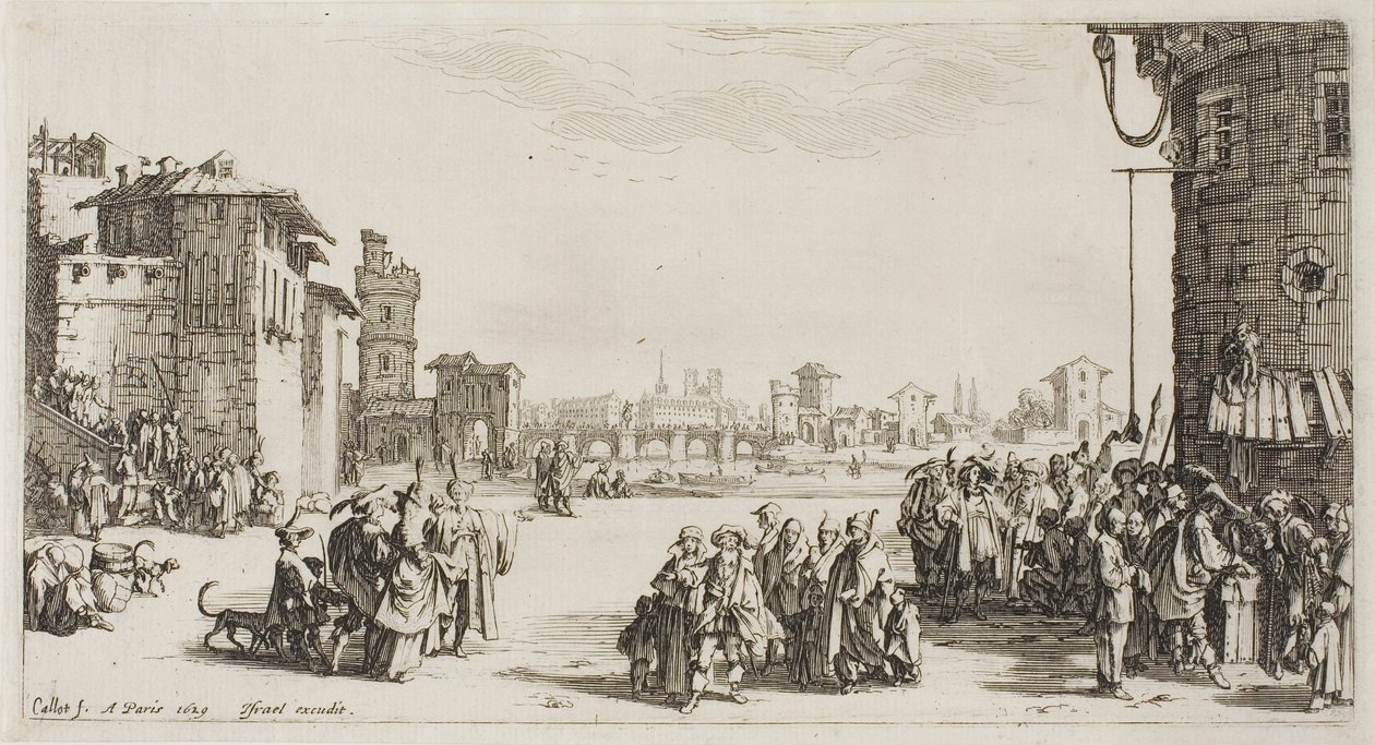 Slavemarkedet af Jacques Callot