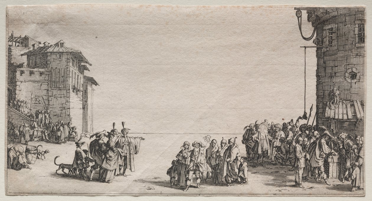 Slavemarkedet af Jacques Callot