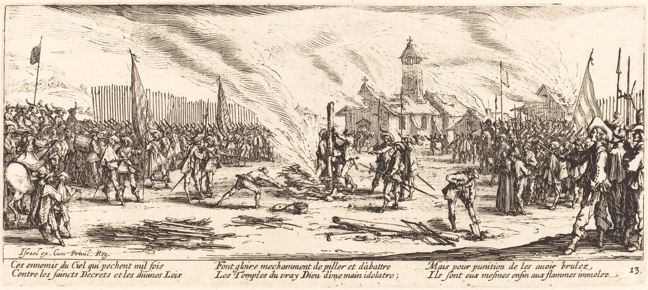 Staven, ca. 1633. af Jacques Callot