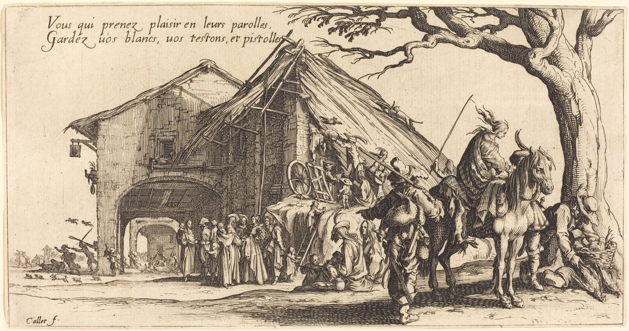 Stoppestedet af Jacques Callot