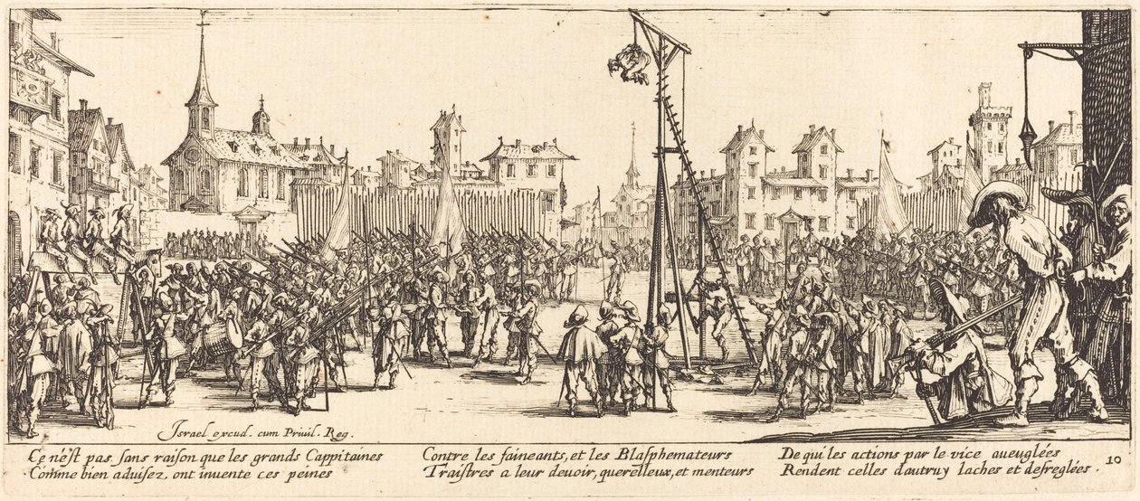Strappadoen af Jacques Callot
