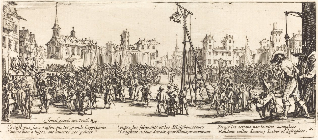 Strappadoen af Jacques Callot