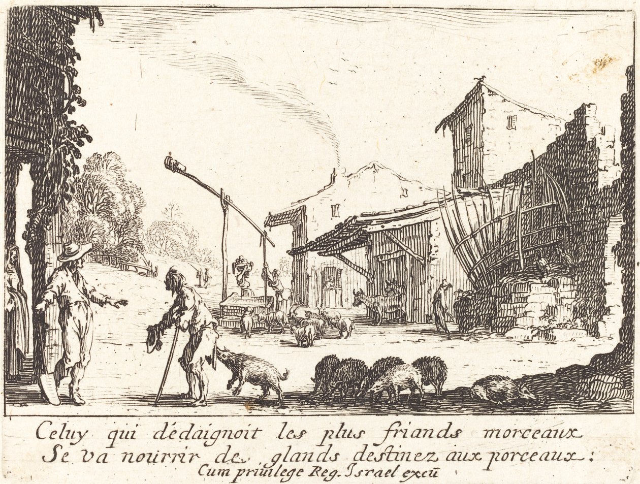 Svinehyrden af Jacques Callot