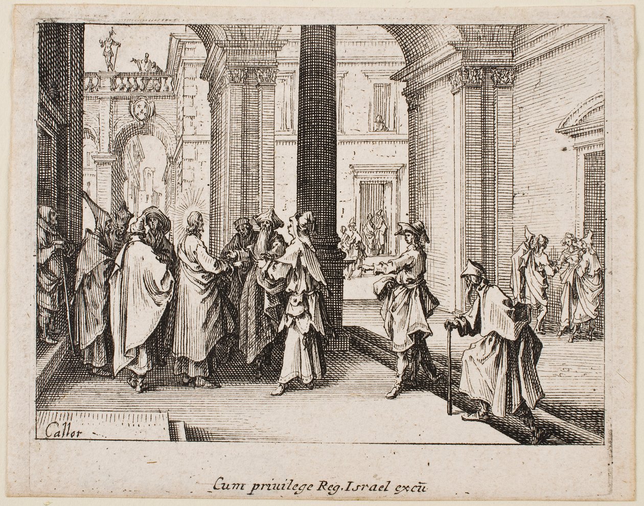 Skattens mønt, fra serien „Det Nye Testamente“ af Jacques Callot