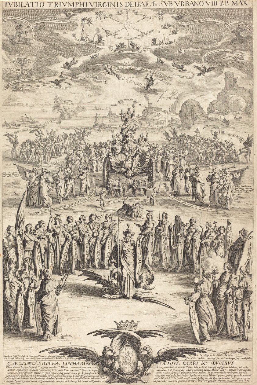 Jomfruens triumf af Jacques Callot