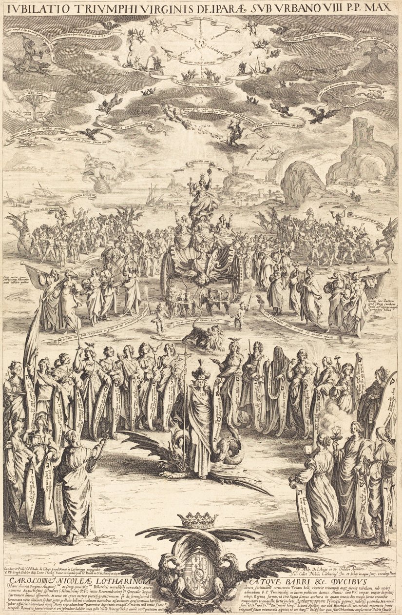 Jomfruens triumf af Jacques Callot