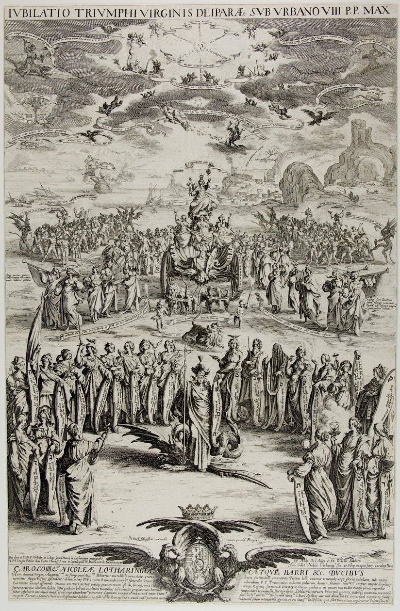 Jomfruens triumf af Jacques Callot