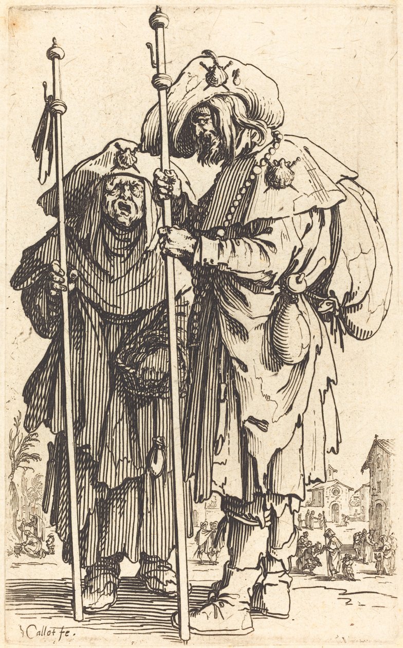 De to pilgrimme af Jacques Callot