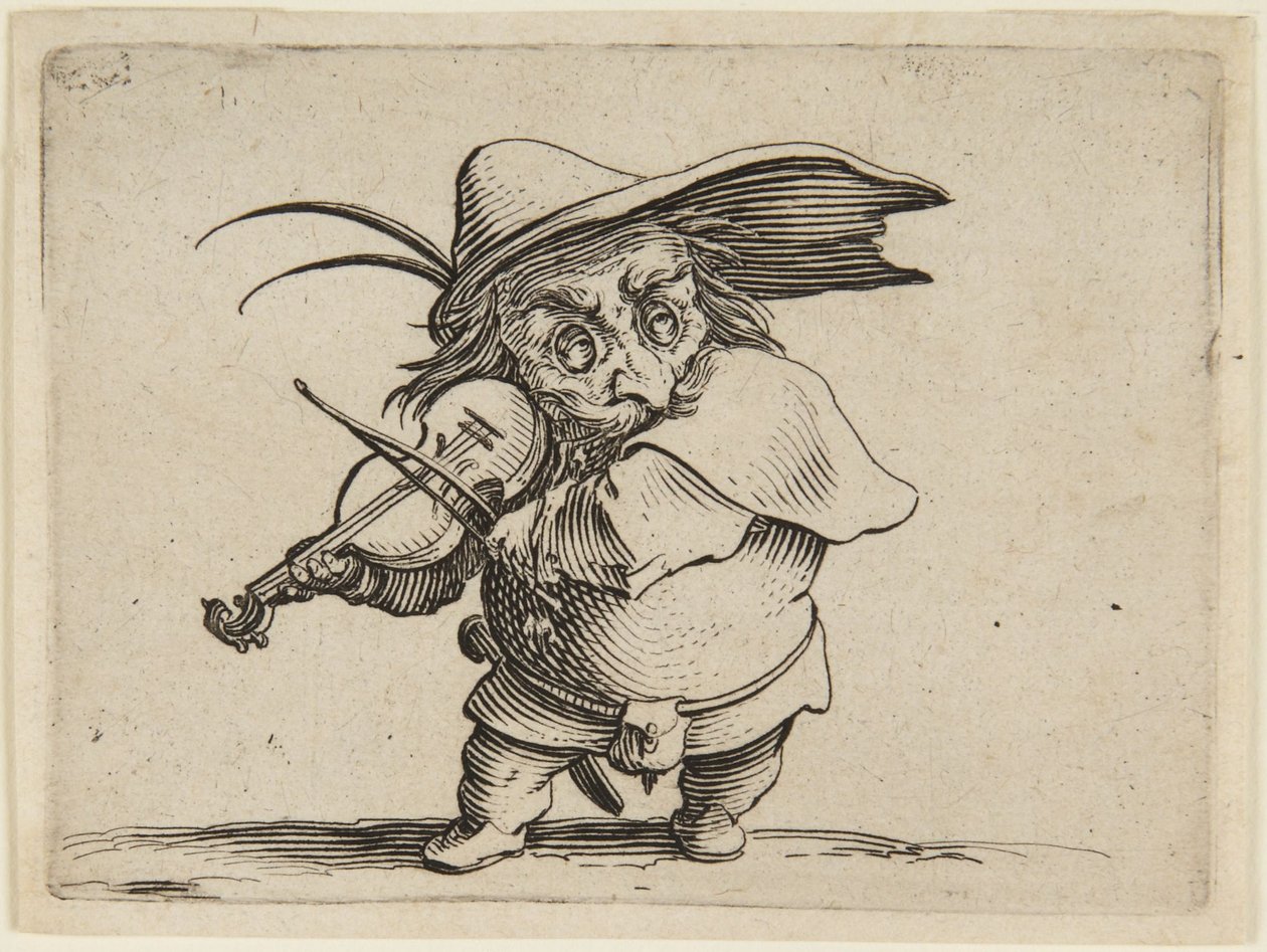 Violinisten af Jacques Callot