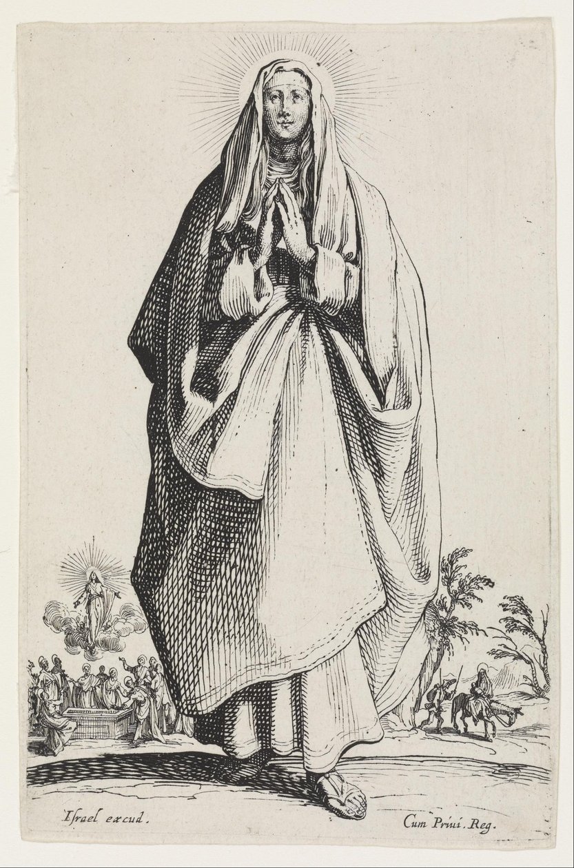 Jomfru Maria af Jacques Callot