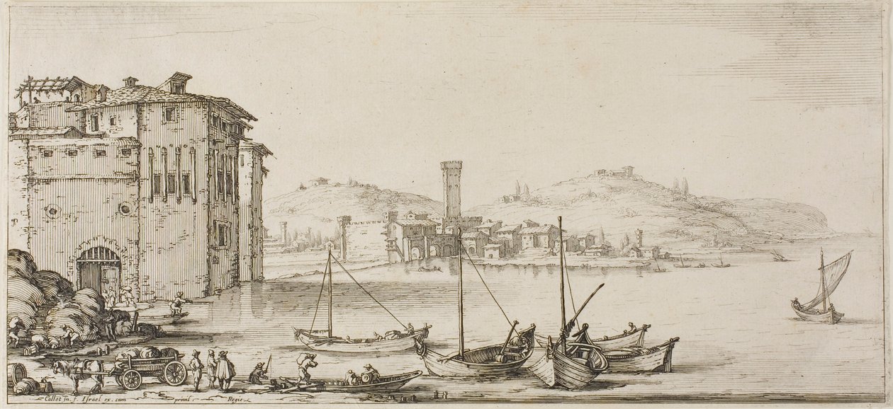 The Zany One eller Scapin, fra Three Italian Comedians af Jacques Callot