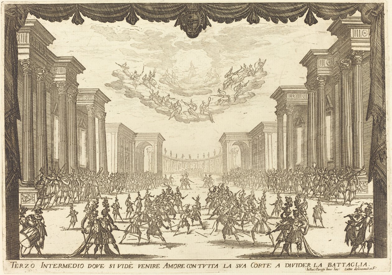 Tredje Intermezzo af Jacques Callot