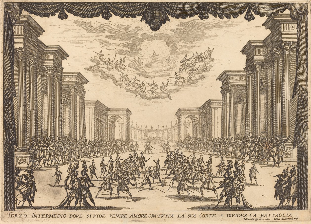 Tredje Intermezzo af Jacques Callot