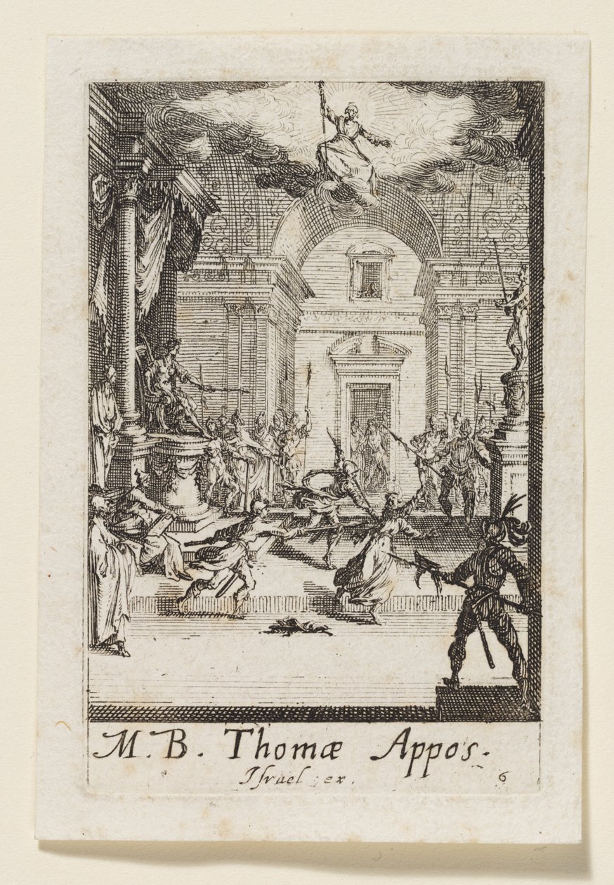 Apostlen Thomas (Thomas Appos.) af Jacques Callot