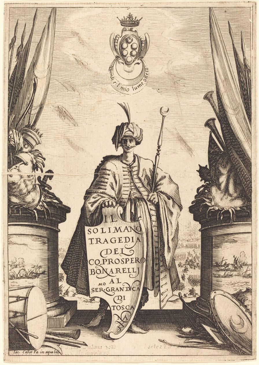 Titelside for "Il Suleiman" af Jacques Callot