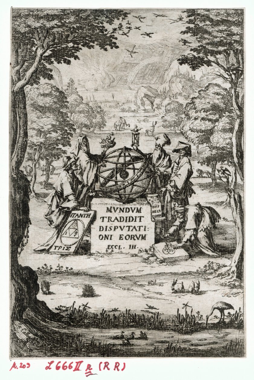 Titelblad til Sacra Cosmologia ... (kobberstik) af Jacques Callot