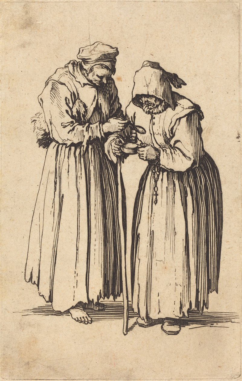 To tiggerkvinder af Jacques Callot
