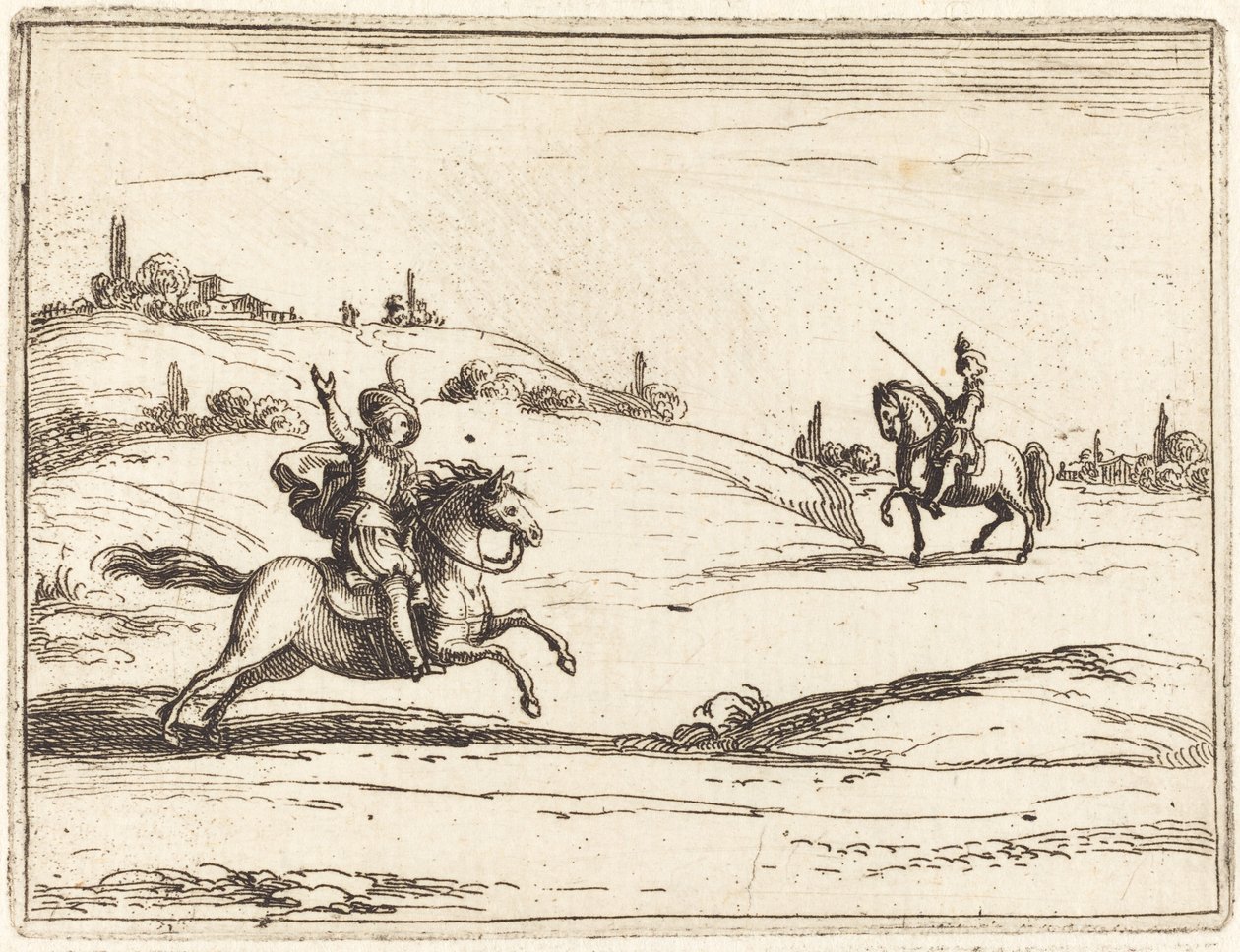 To riddere af Jacques Callot