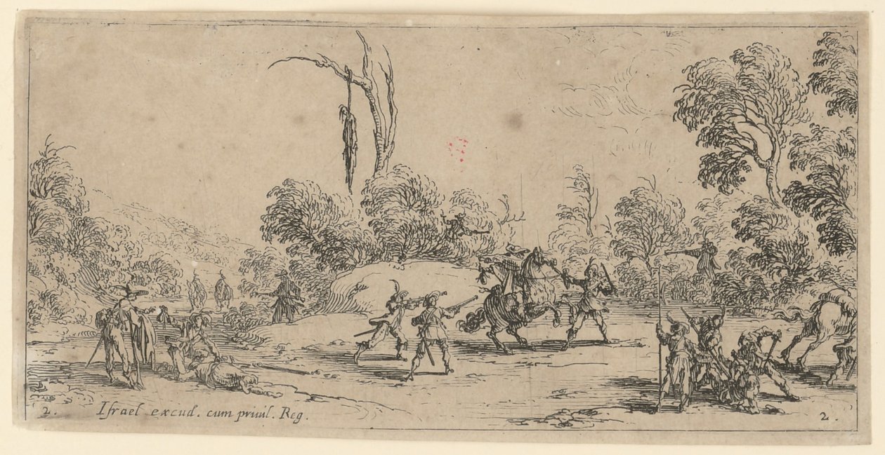 Overfald af Jacques Callot
