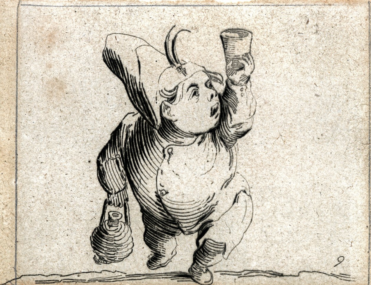 Varie Figure Gobbi ... (gravering) af Jacques Callot