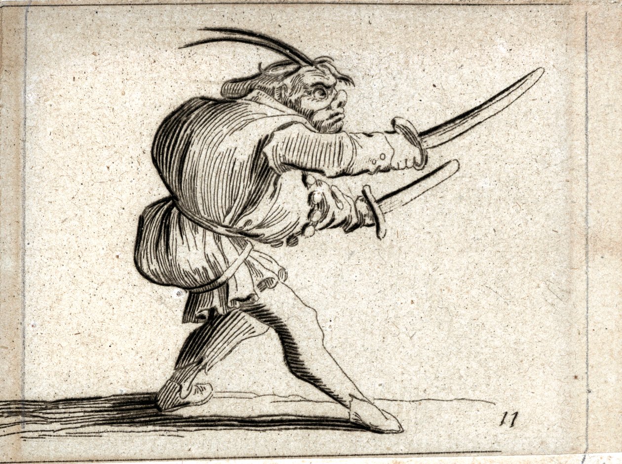 Varie Figure Gobbi ... (gravering) af Jacques Callot