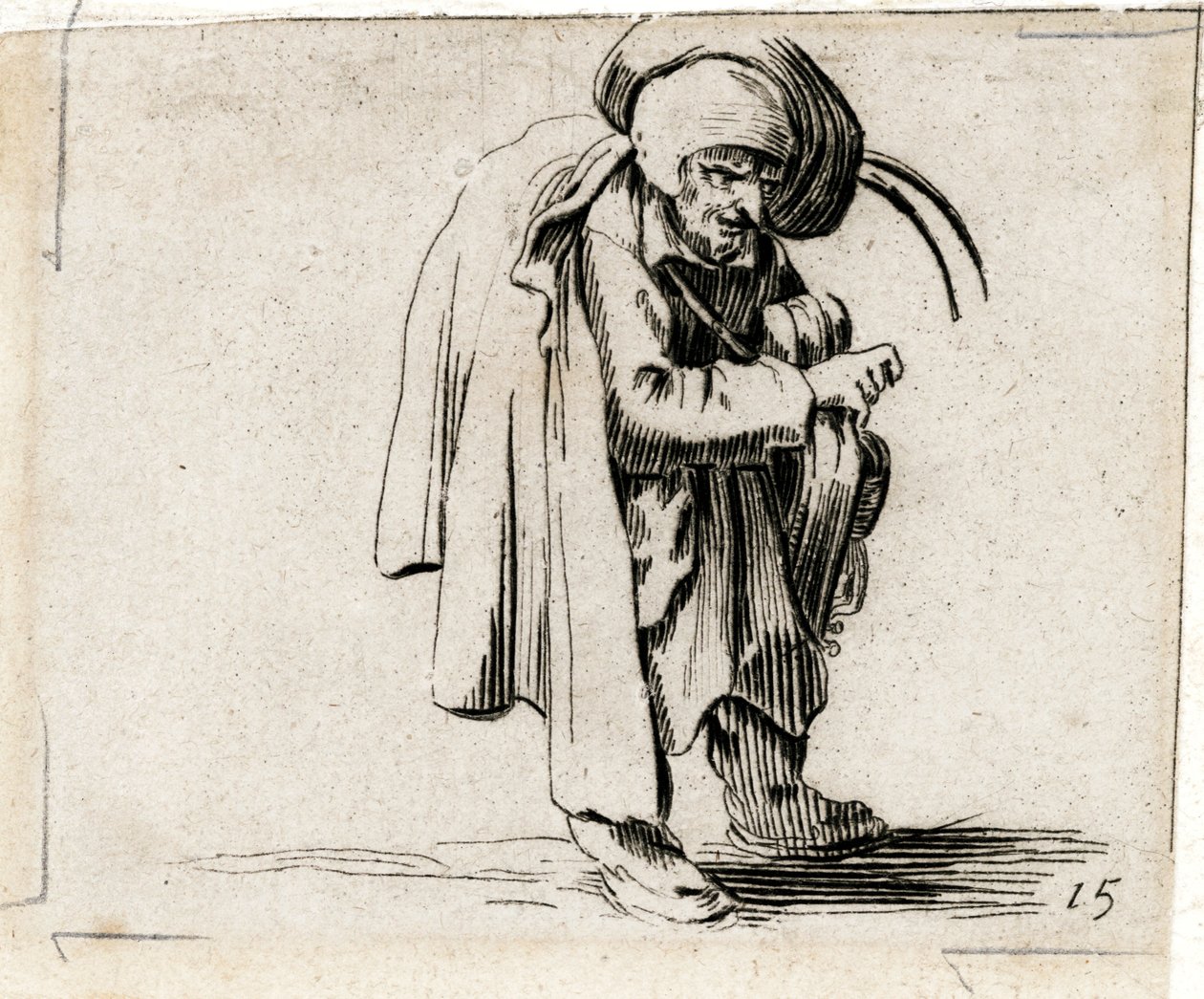 Varie Figure Gobbi ... (gravering) af Jacques Callot