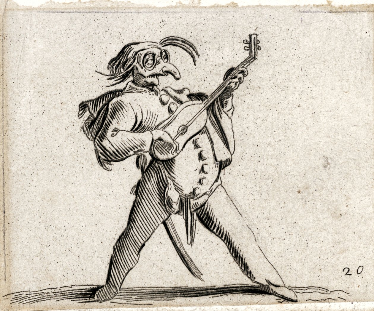 Varie Figure Gobbi ... (gravering) af Jacques Callot