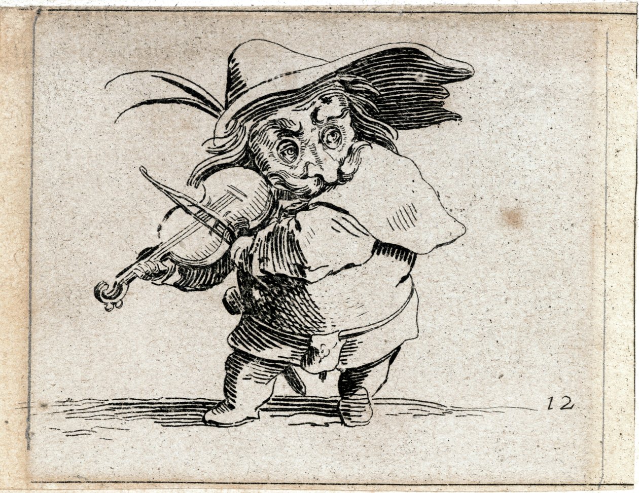 Varie Figure Gobbi ... (gravering) af Jacques Callot
