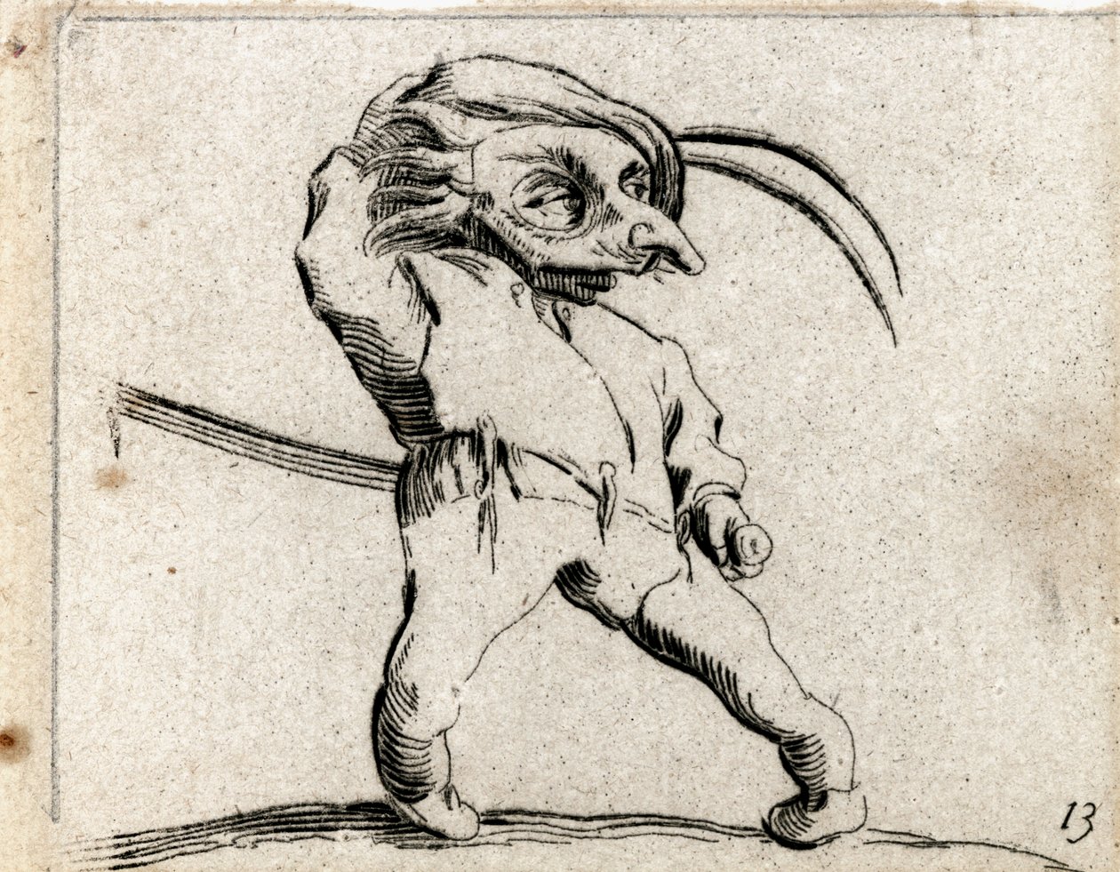 Varie Figure Gobbi ... (gravering) af Jacques Callot