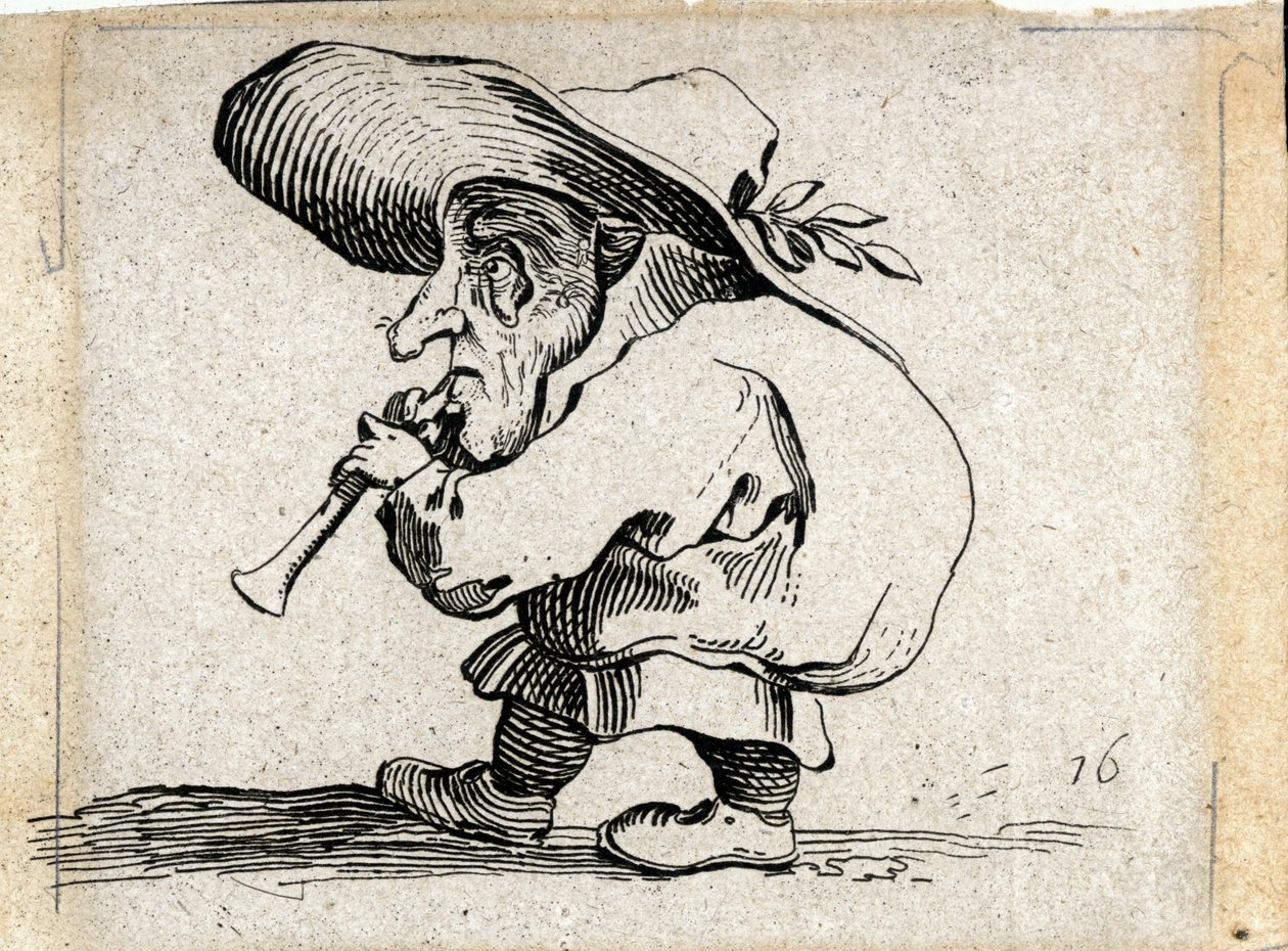 Varie Figure Gobbi ... (gravering) af Jacques Callot