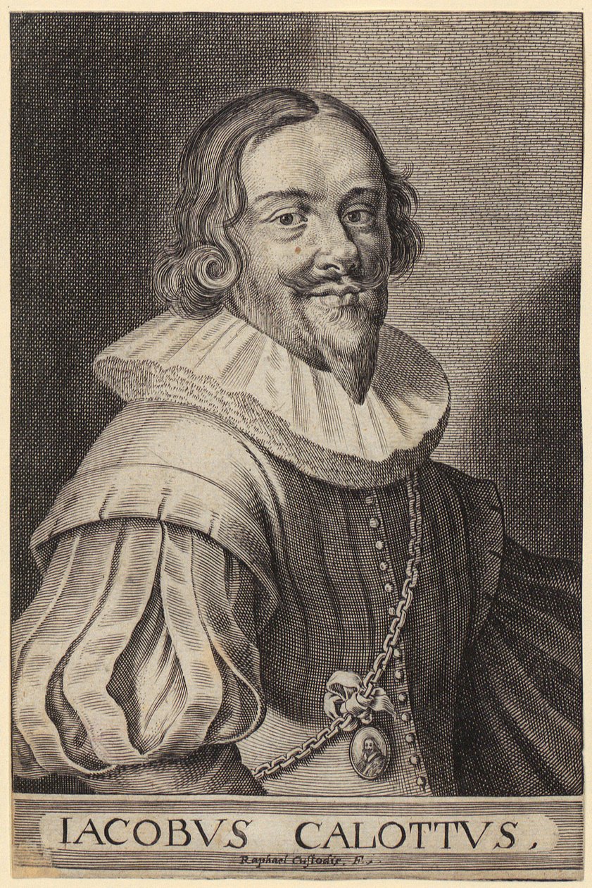 Zanni, blad 3 af serien »De tre Pantaloni« af Jacques Callot