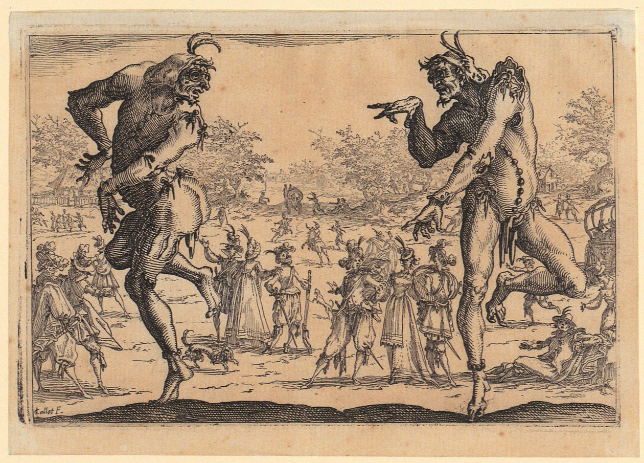 To bukser af Jacques Callot