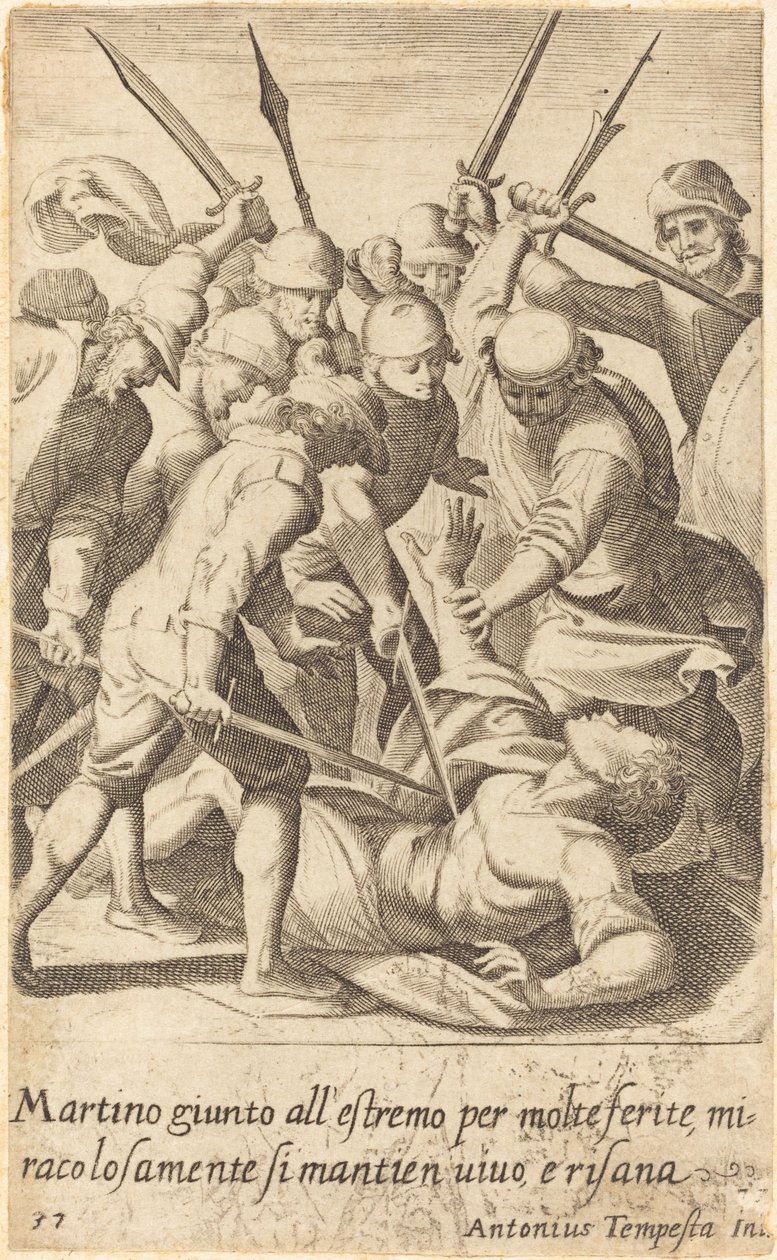 Martino af Jacques Callot after Antonio Tempesta