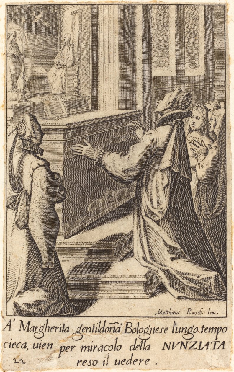 Margherita af Jacques Callot after Matteo Rosselli