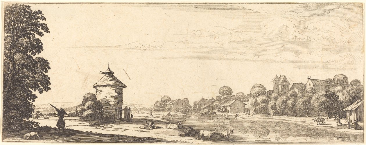 Dueslag af Jacques Callot or Follower of Jacques Callot