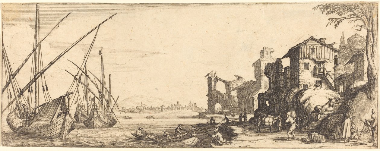 Den Lille Havn af Jacques Callot or Follower of Jacques Callot
