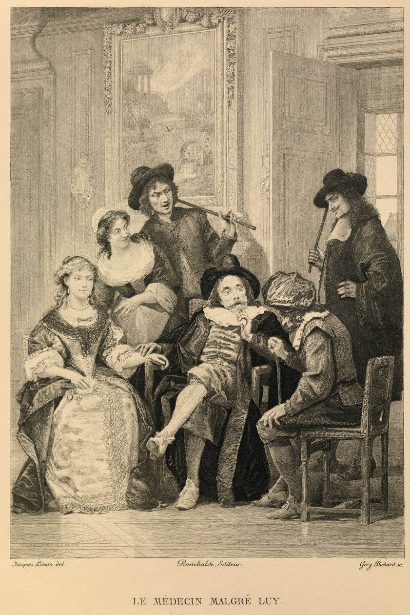 Molieres Le medecin malgre lui af Jacques Edmond Leman