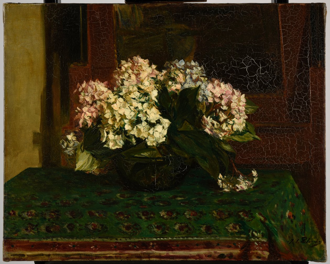 Hortensiaer (varmt vejr) af Jacques Emile Blanche