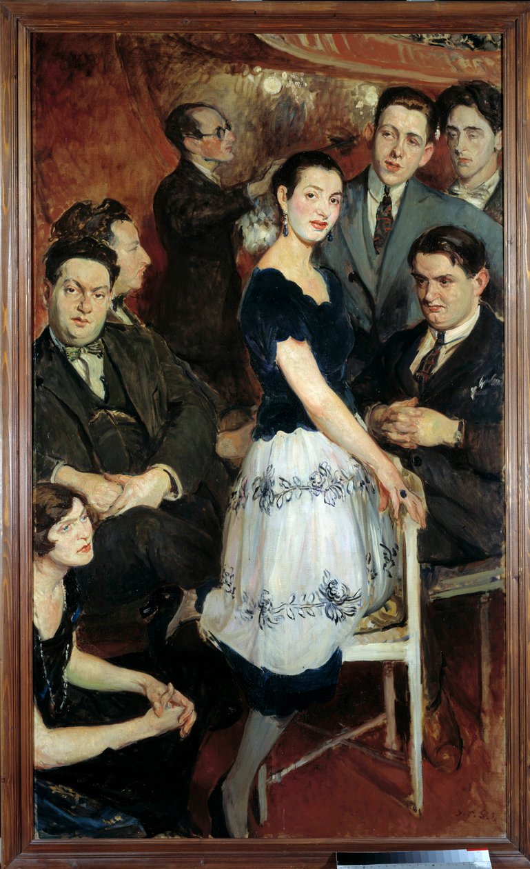 Gruppen på seks af Jacques Emile Blanche