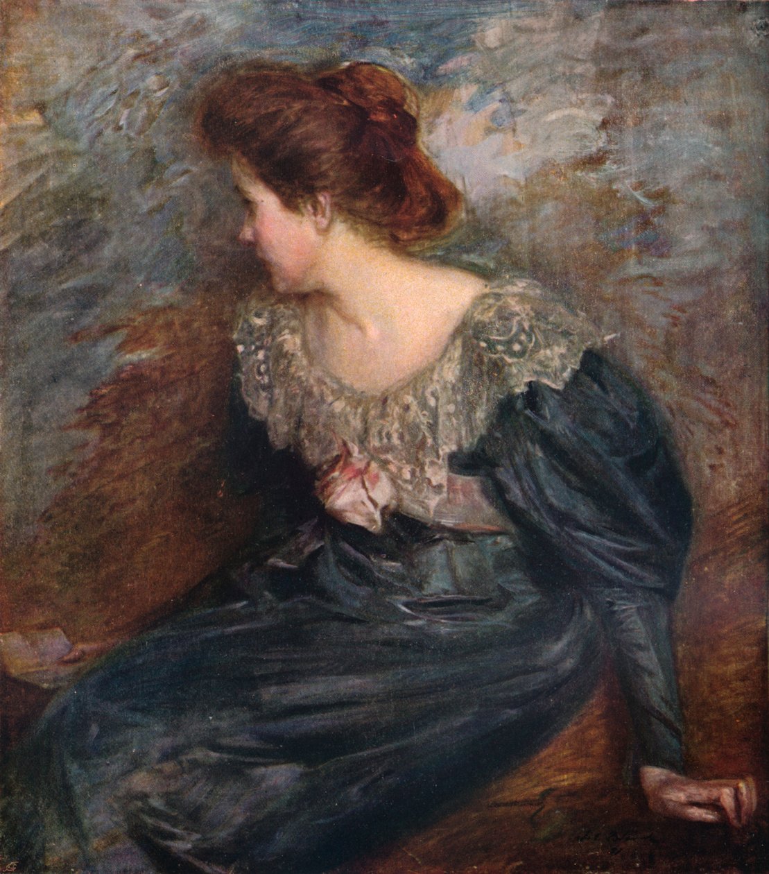 Portrætstudie, 1903-1904 af Jacques Emile Blanche