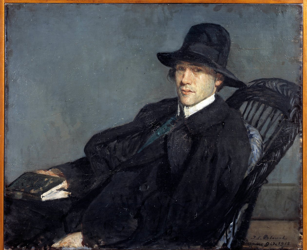 Portræt af Andre Gide (1869 - 1951) af Jacques Emile Blanche