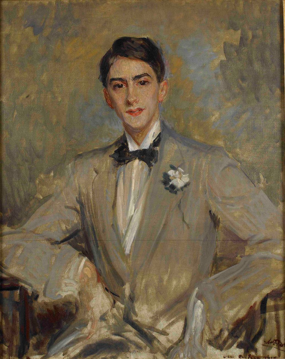 Portræt af Jean Cocteau 1889-1963, 1912. af Jacques Emile Blanche