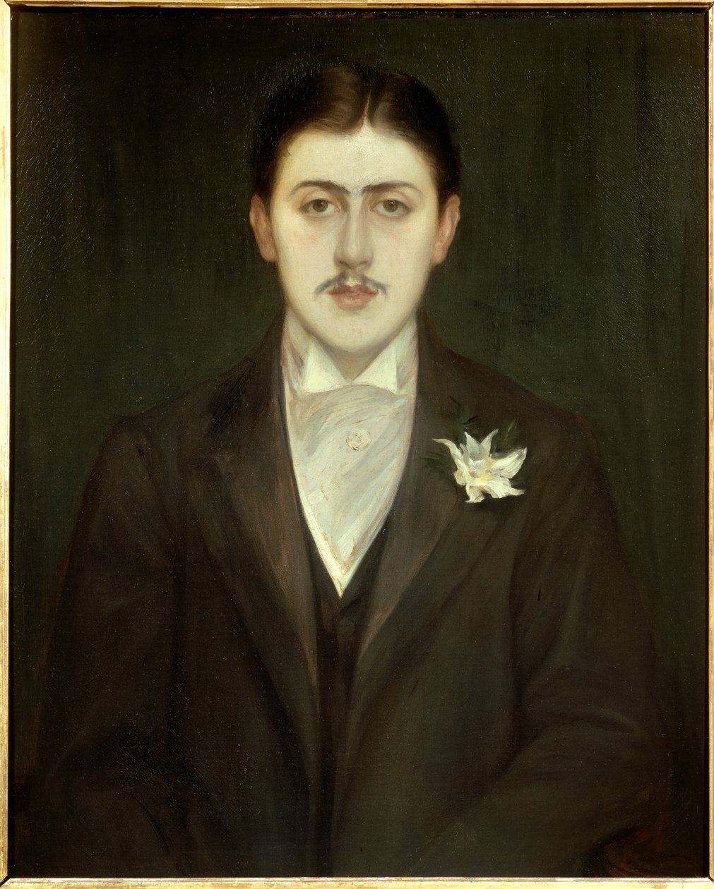 Portræt af Marcel Proust (1871-1922), fransk forfatter. Maleri af Jacques Emile (Jacques-Emile) Blanche (1861-1942). af Jacques Emile Blanche